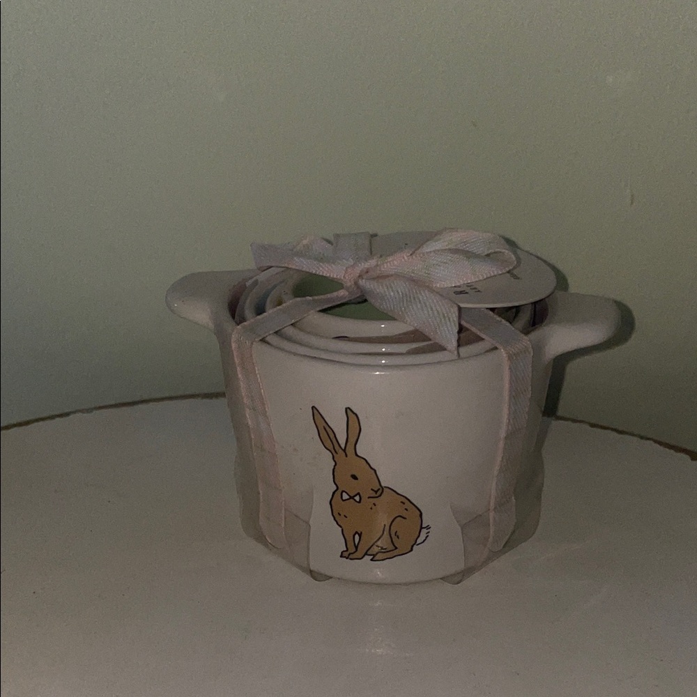 Ceramic Bunny Decorated Measuring cups